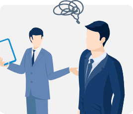 担当者の対応が不親切でストレス